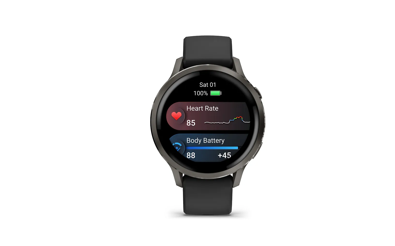 Garmin Venu 4 älykello, 41 mm, musta