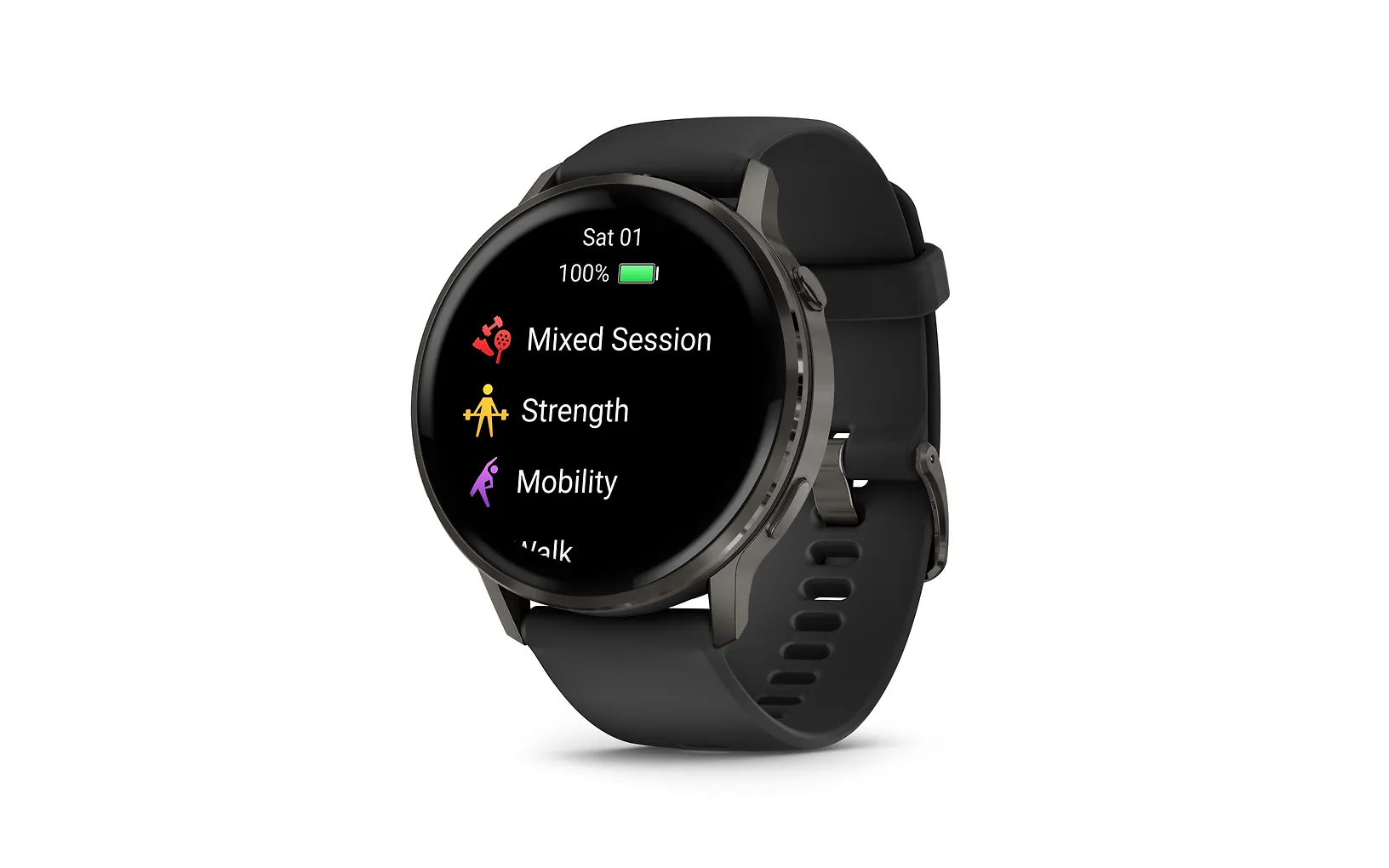 Garmin Venu 4 älykello, 45 mm, musta