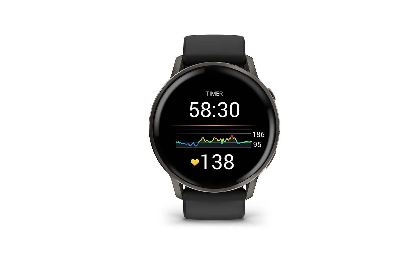 Garmin Venu 4 älykello, 45 mm, musta