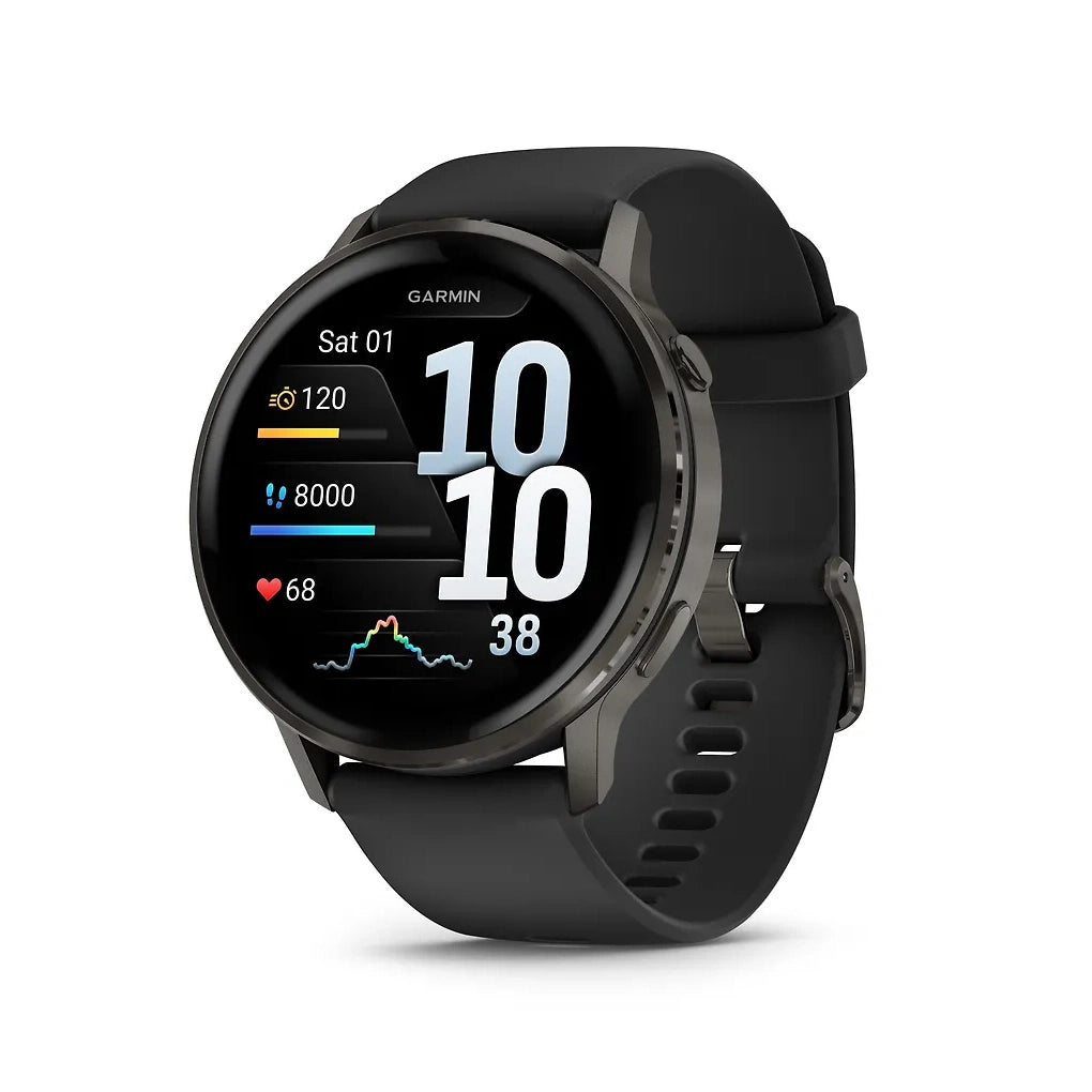 Garmin Venu 4 älykello, 45 mm, musta - E-store.fi