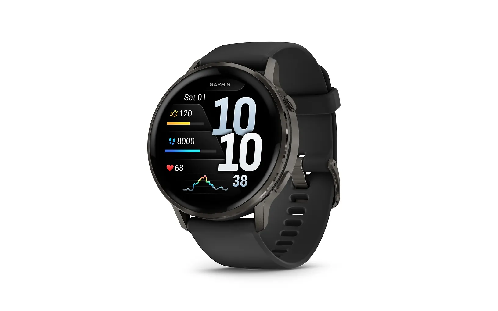 Garmin Venu 4 älykello, 45 mm, musta