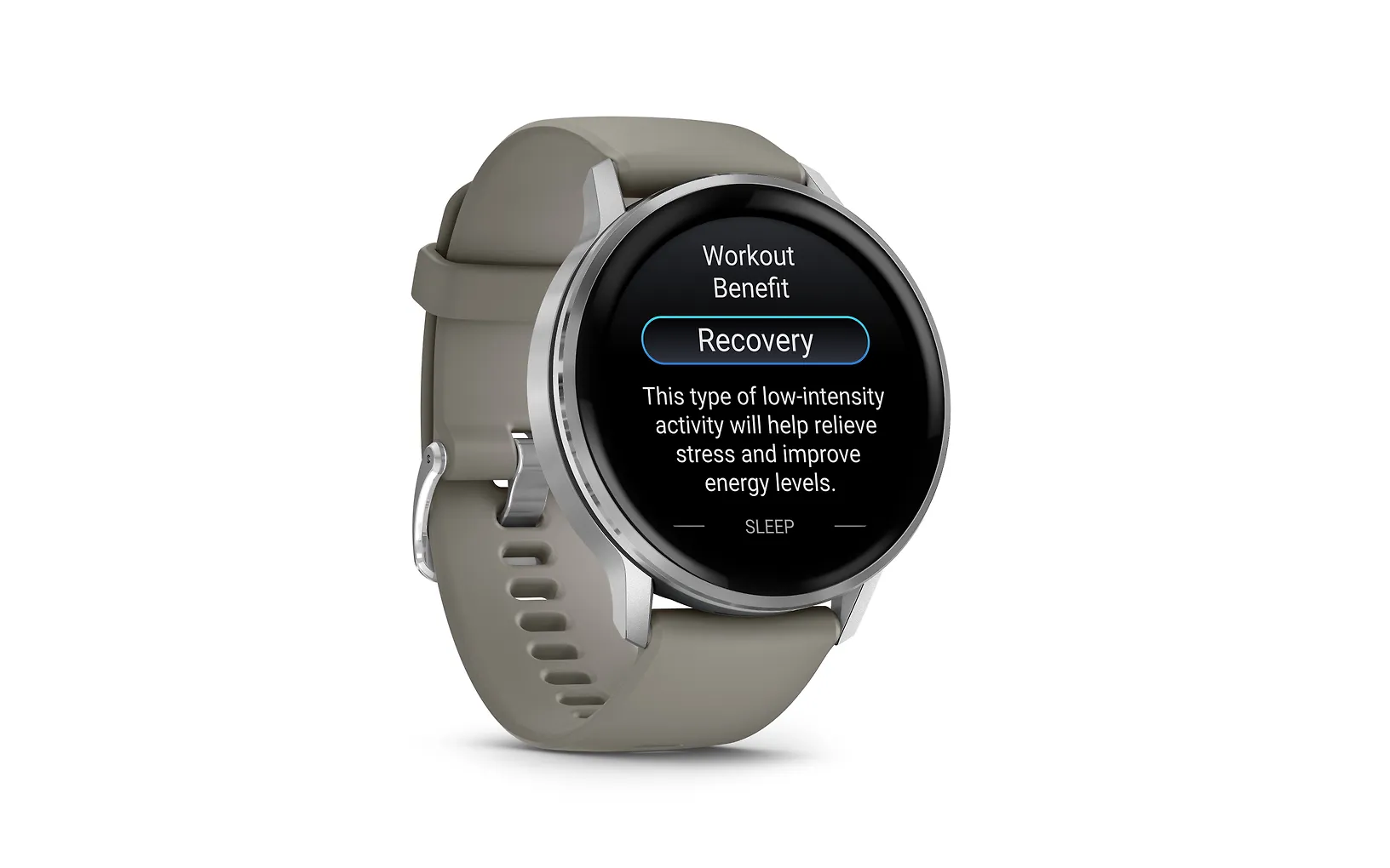 Garmin Venu 4 älykello, 45 mm, hopea / harmaa ranneke
