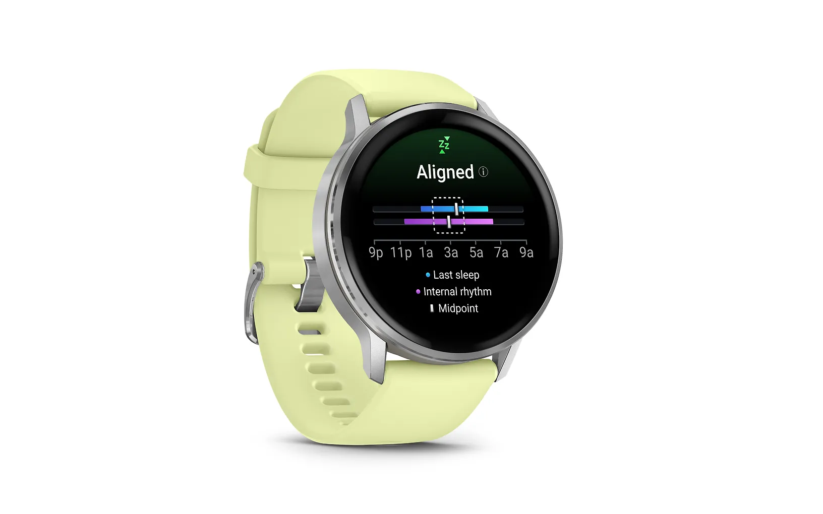 Garmin Venu 4 älykello, 45 mm, hopea / sitruunankeltainen ranneke