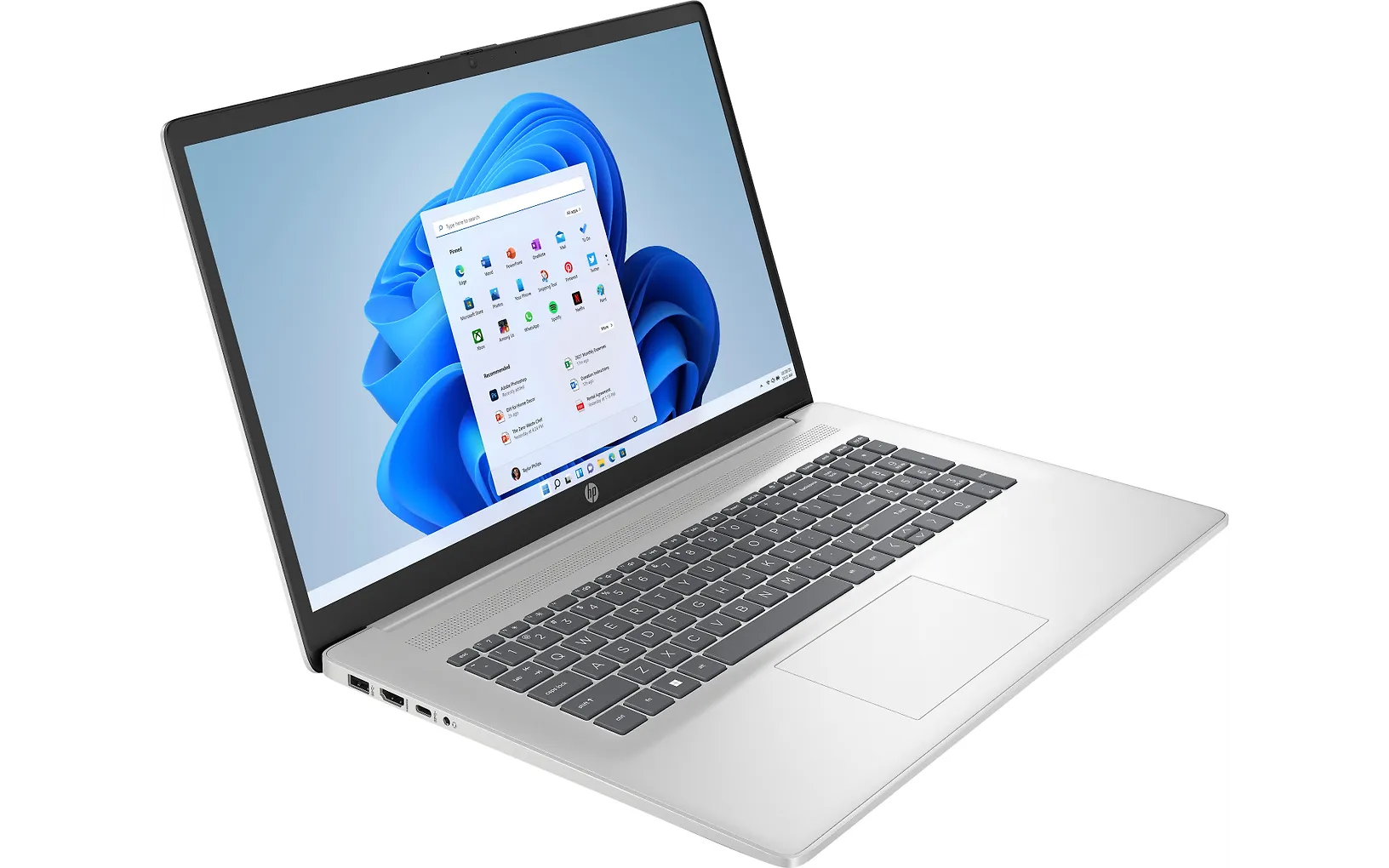 HP Laptop 17-cn3014no 17,3 kannettava tietokone, hopea (CF9U0EA)