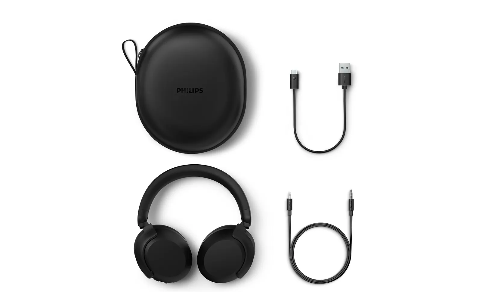 Philips TAH8000 brusreducerande hörlurar, svarta