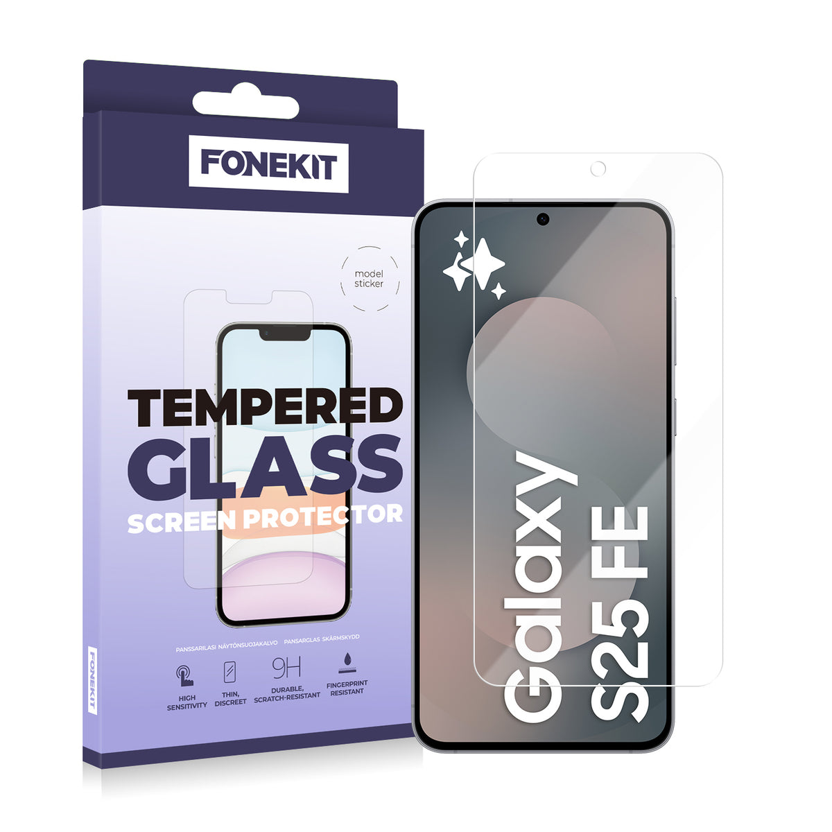 FoneKit panssarilasi, Samsung Galaxy S25 FE / S26 FE – kuva 1