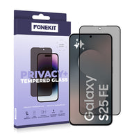 FoneKit Privacy+ Full Cover panssarilasi, Samsung Galaxy S25 FE / S26 FE – kuva 1