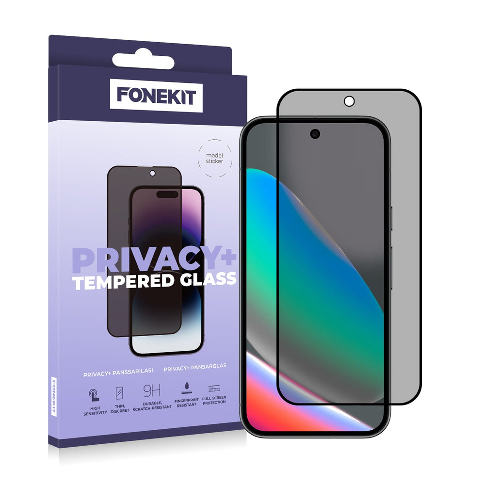 FoneKit Privacy+ Full Cover panssarilasi, Google Pixel 10 – kuva 1