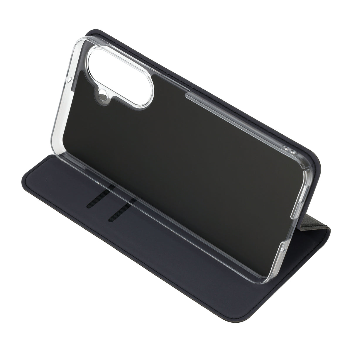 FoneKit BookCase suojakotelo, Samsung Galaxy S25 / S26 FE, musta – kuva 5