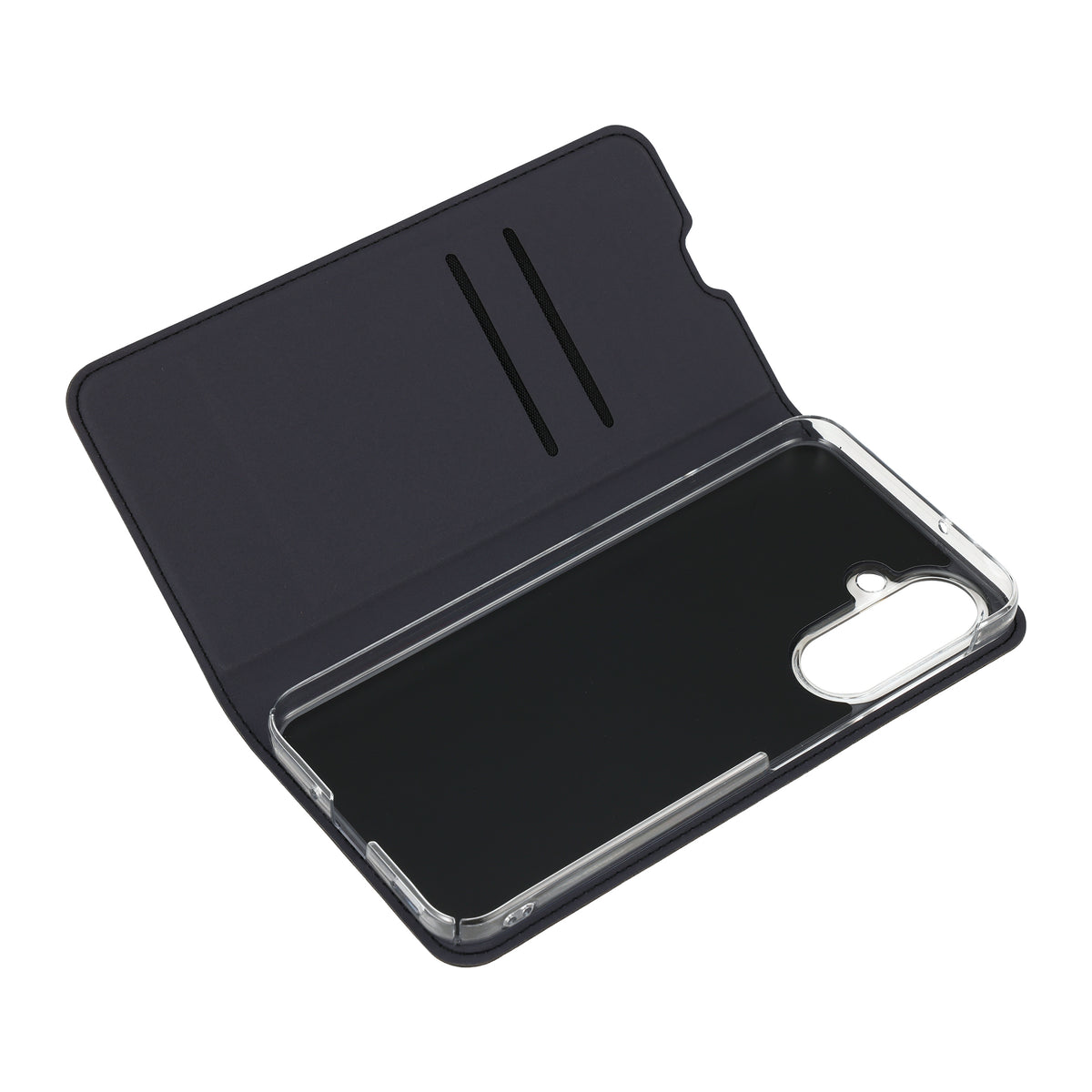 FoneKit BookCase suojakotelo, Samsung Galaxy S25 / S26 FE, musta – kuva 4
