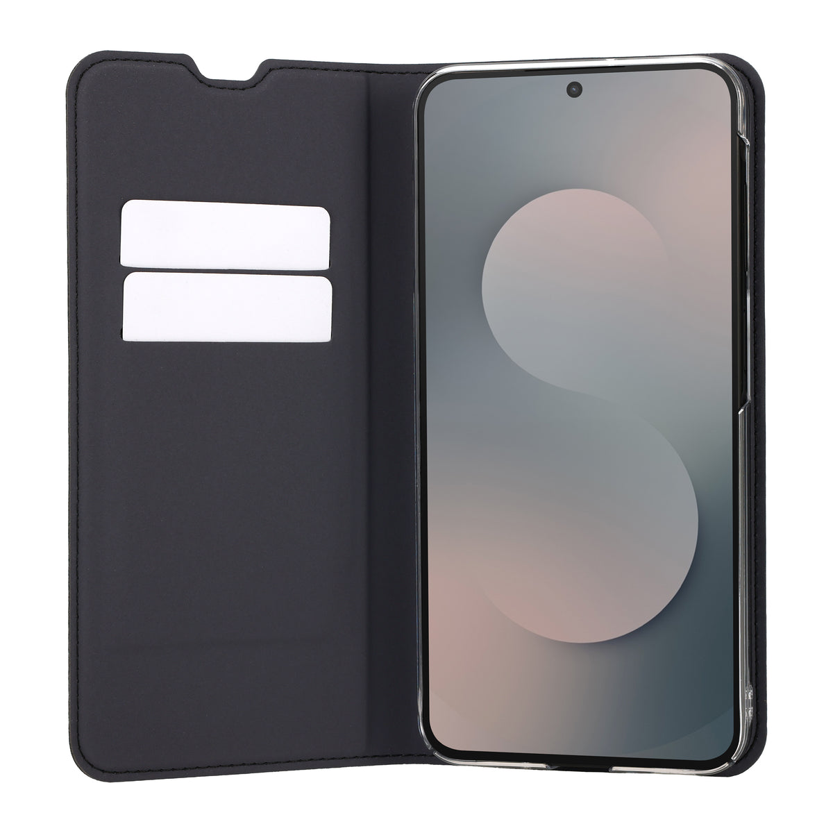 FoneKit BookCase suojakotelo, Samsung Galaxy S25 / S26 FE, musta – kuva 6