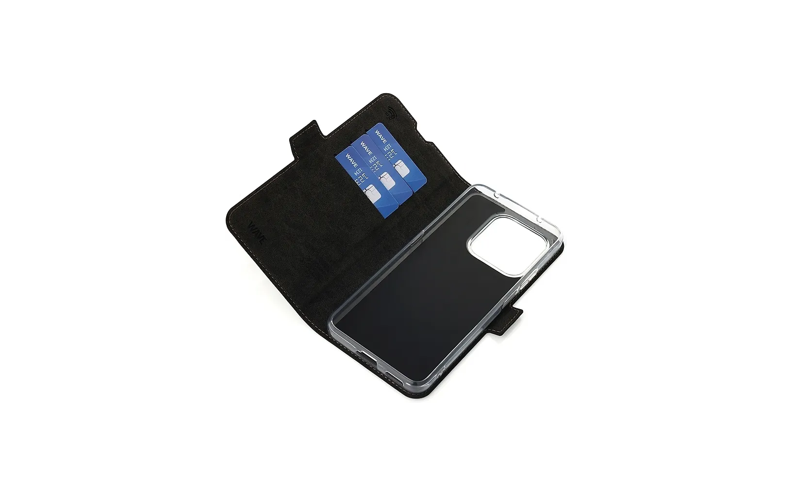 Wave BookCase skyddsfodral, Honor 400 Smart, Taupe