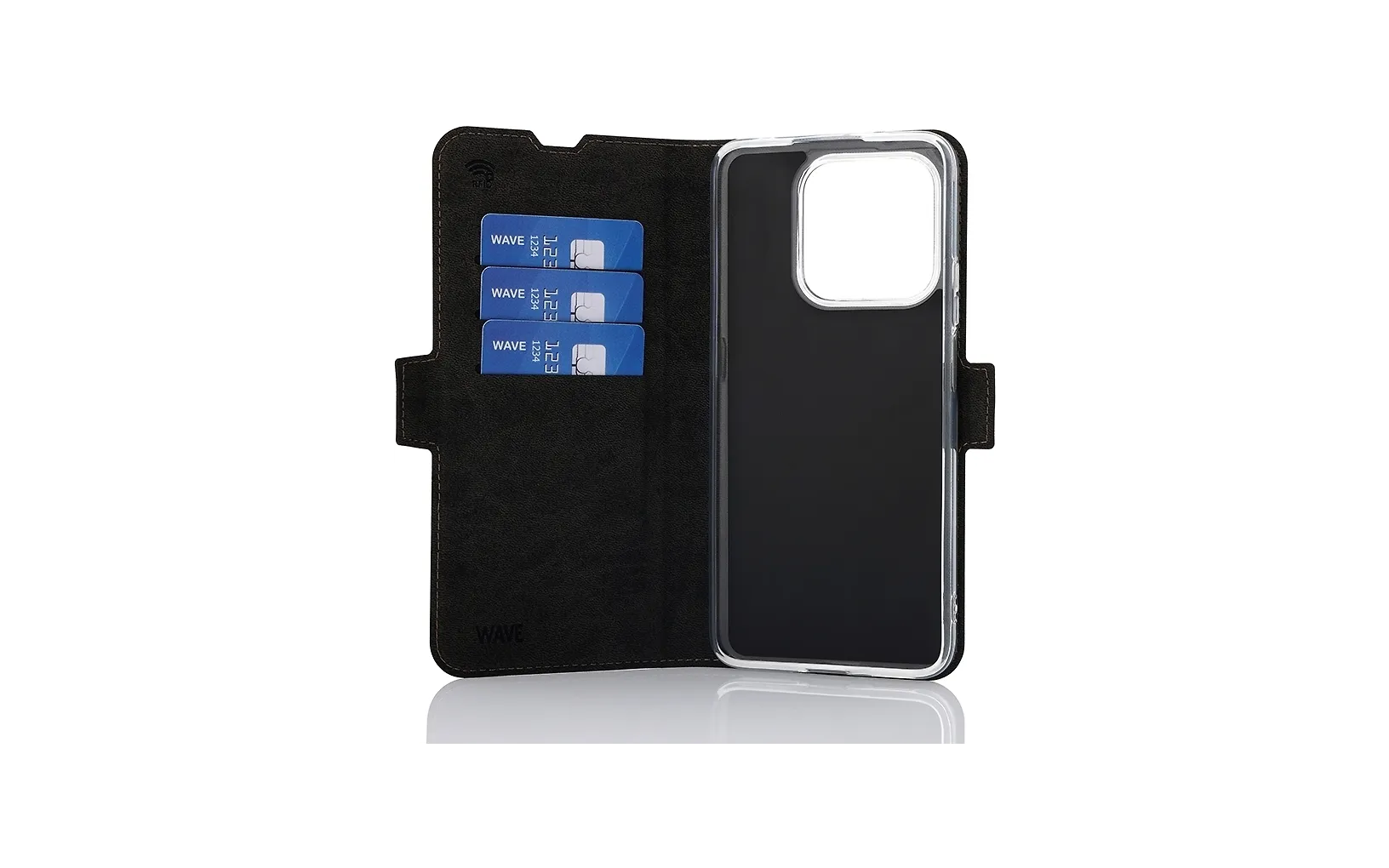 Wave BookCase skyddsfodral, Honor 400 Smart, Taupe