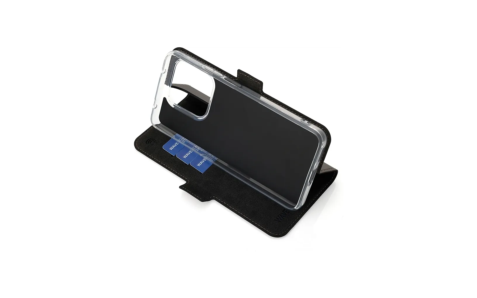 Wave BookCase skyddsfodral, Honor 400 Smart, Taupe