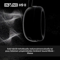 Sony INZONE H9 II (WHG910NB.CE7) langattomat pelikuulokkeet, musta – kuva 12