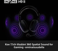 Sony INZONE H9 II (WHG910NB.CE7) langattomat pelikuulokkeet, musta – kuva 13