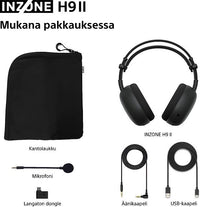 Sony INZONE H9 II (WHG910NB.CE7) langattomat pelikuulokkeet, musta – kuva 9