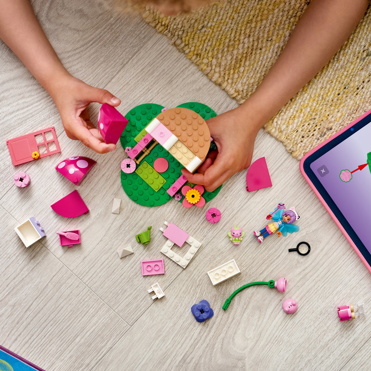 LEGO Gabby's Dollhouse 11212 Kisukeijun puutarhamökki – kuva 6