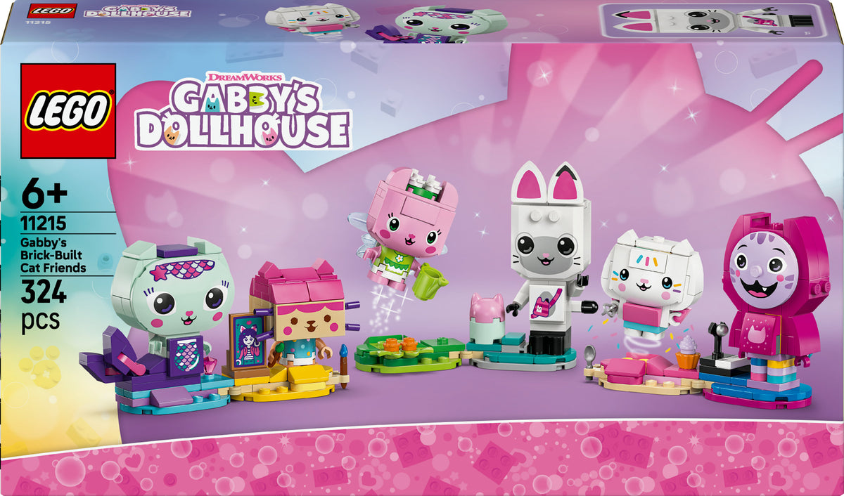 LEGO Gabby's Dollhouse 11215 - Gabbyn palikoista rakennettavat kissaystävät