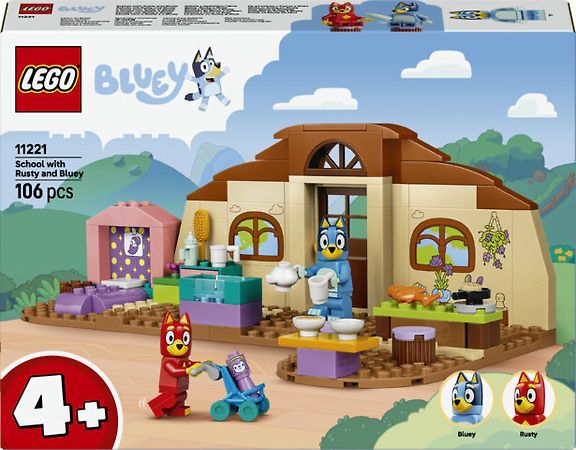 LEGO Bluey 11221 - Rasse ja Tuuri koulussa – kuva 1