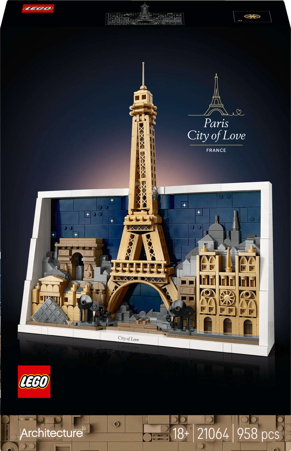LEGO Architecture 21064 Pariisi – rakkauden kaupunki