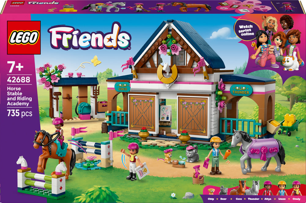 LEGO Friends 42688 Hevostalli ja ratsastuskoulu – kuva 1