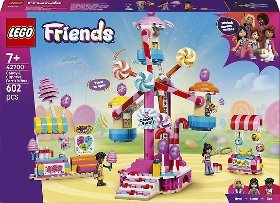 LEGO Friends 42700 – Karkkien ja kuppikakkujen koristama maailmanpyörä