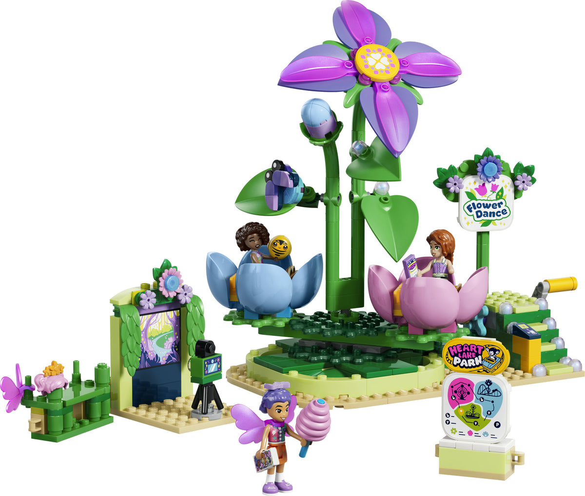 LEGO Friends 42702 – Kukkien ja keijujen koristama teekuppikaruselli – kuva 3