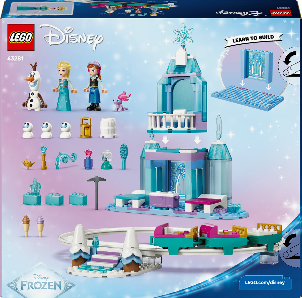 LEGO Disney Princess 43281 Elsan jäälinna ja luminen rekiseikkailu – kuva 2