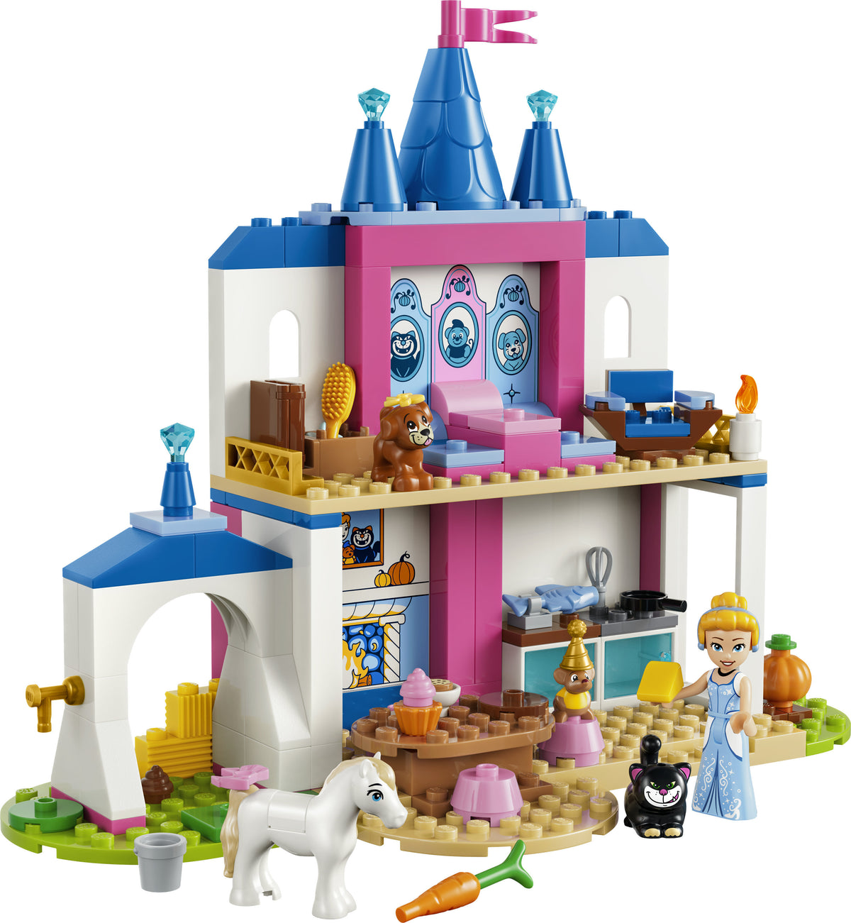 LEGO Disney Princess 43283 – Tuhkimon linna ja eläinystävät – kuva 3