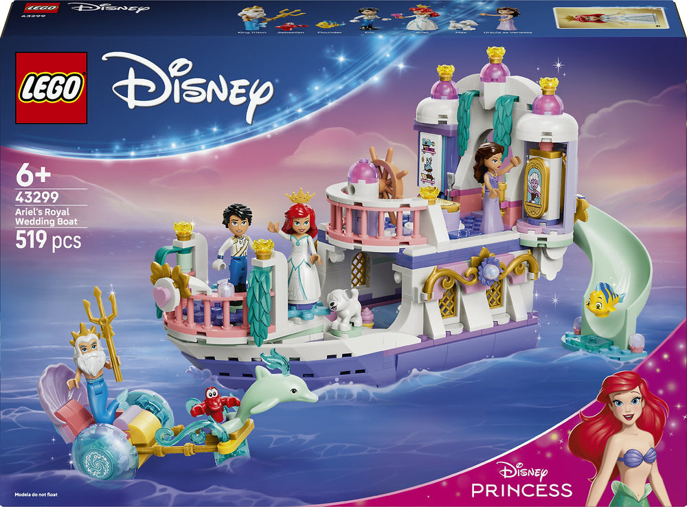 LEGO Disney Princess 43299 – Arielin kuninkaallinen häävene – kuva 1
