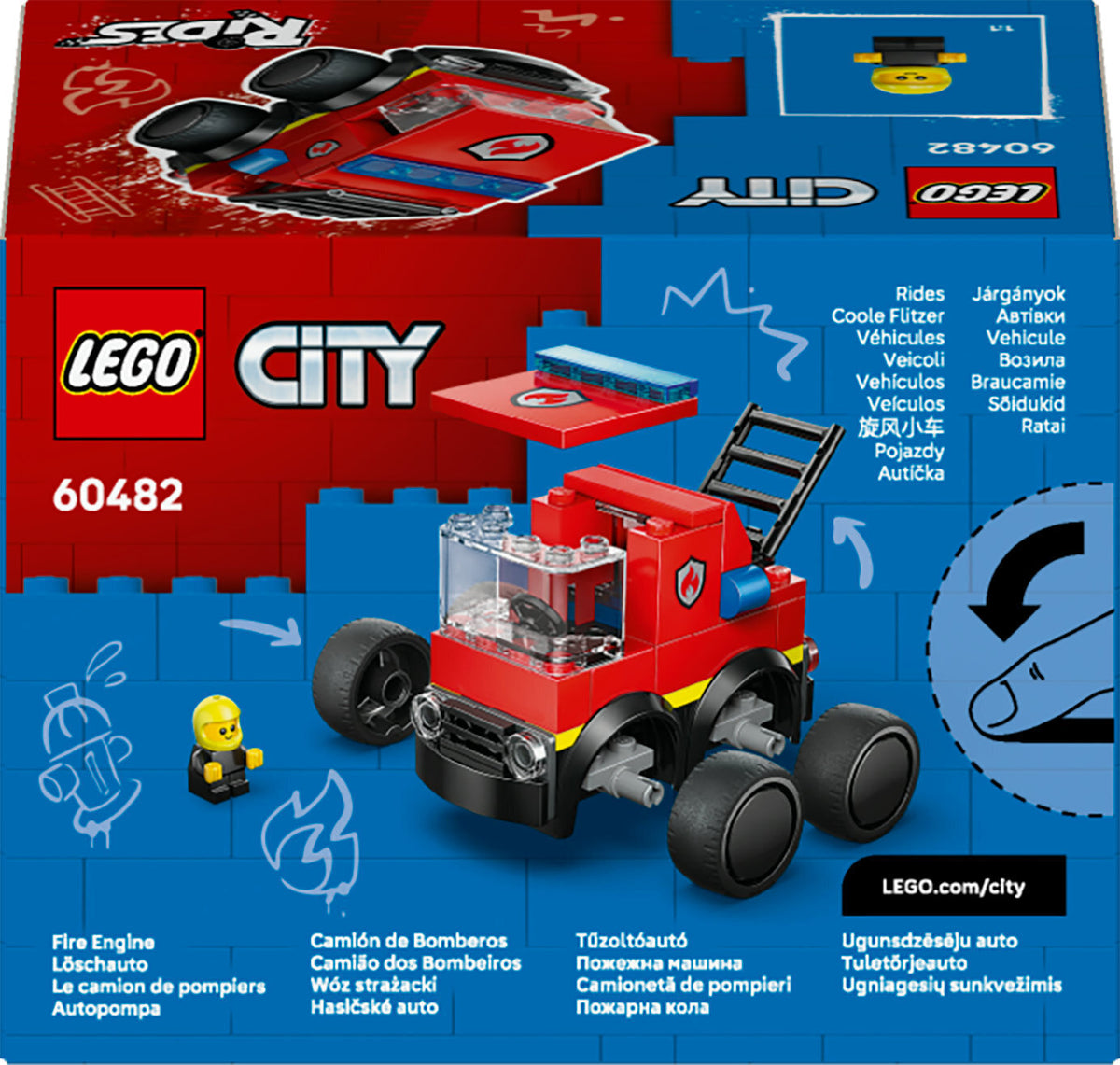 LEGO City Brick Rides 60482 Menopelit – Paloauto – kuva 2