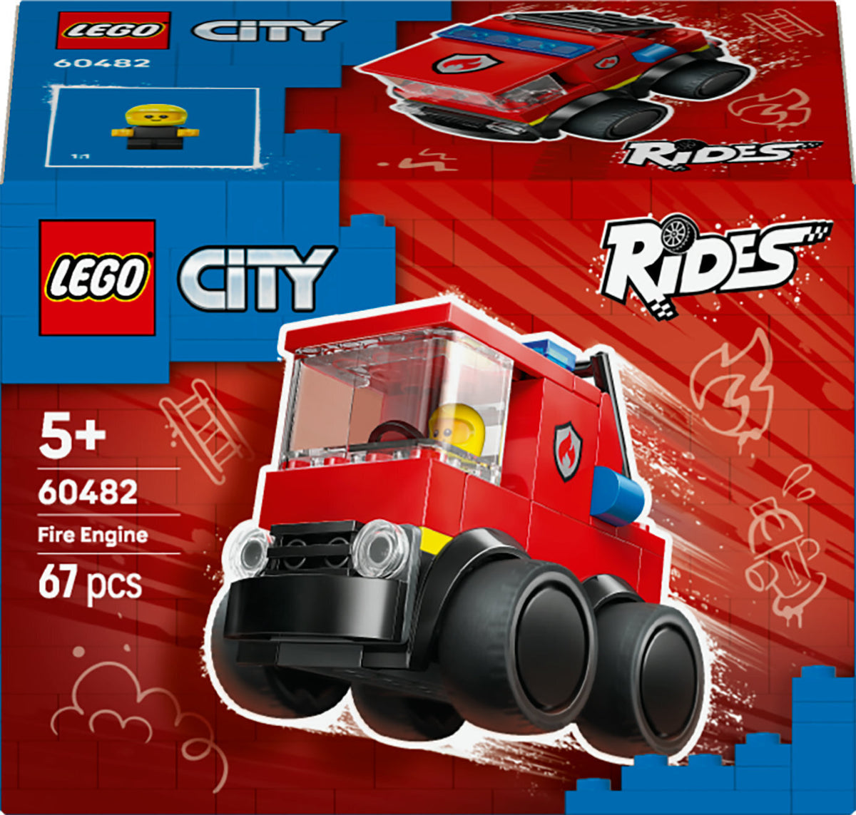 LEGO City Brick Rides 60482 Menopelit – Paloauto – kuva 1