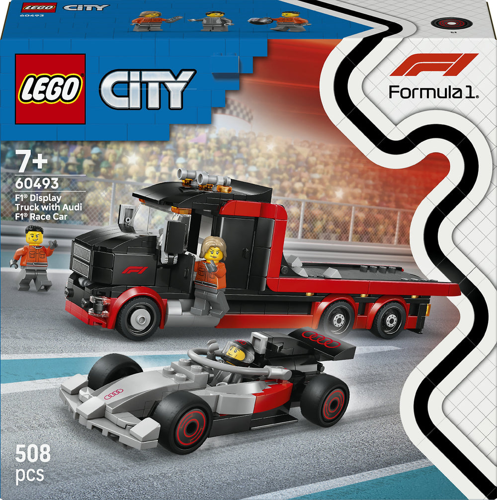 LEGO City 60493 City F1®-kuljetusauto ja Audi F1® – kuva 1