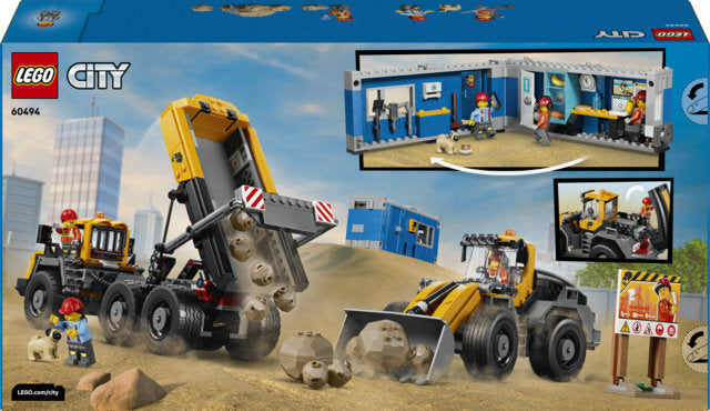 LEGO City Big Vehicles 60494 – Kippiauto ja etukuormaaja – kuva 2