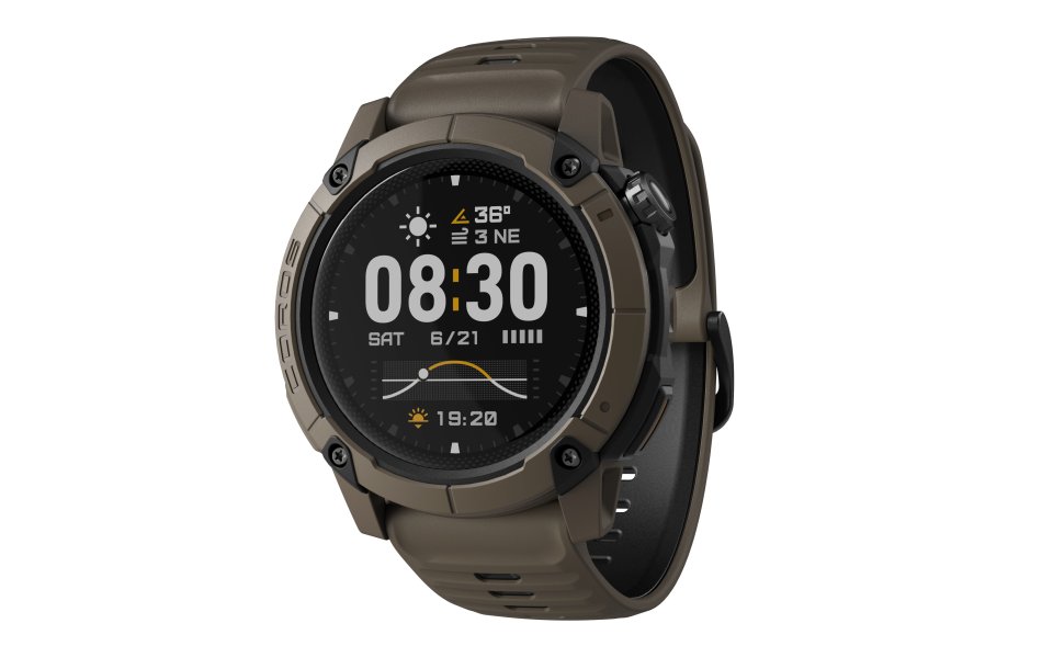 Coros WATCH Nomad älykello, ruskea