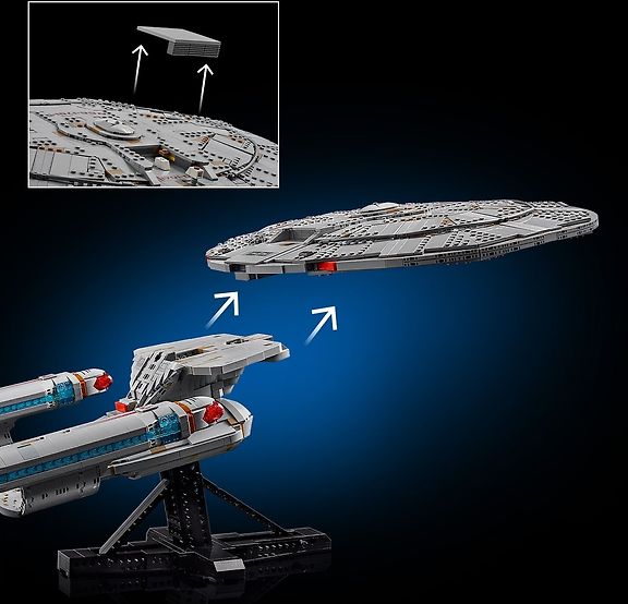LEGO Icons 10356 Star Trek: U.S.S. Enterprise NCC-1701-D – kuva 3