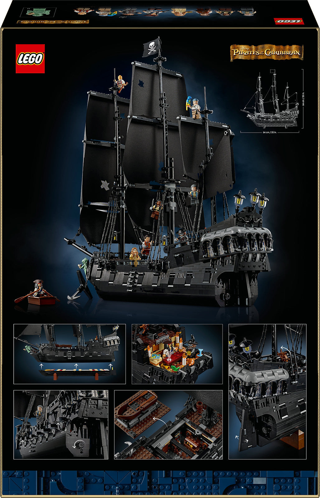 LEGO Icons 10365 Kapteeni Jack Sparrow’n merirosvolaiva – kuva 14