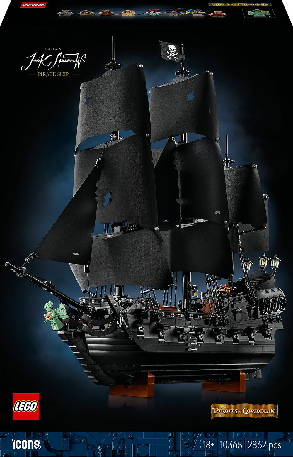 LEGO Icons 10365 Kapteeni Jack Sparrow’n merirosvolaiva – kuva 1