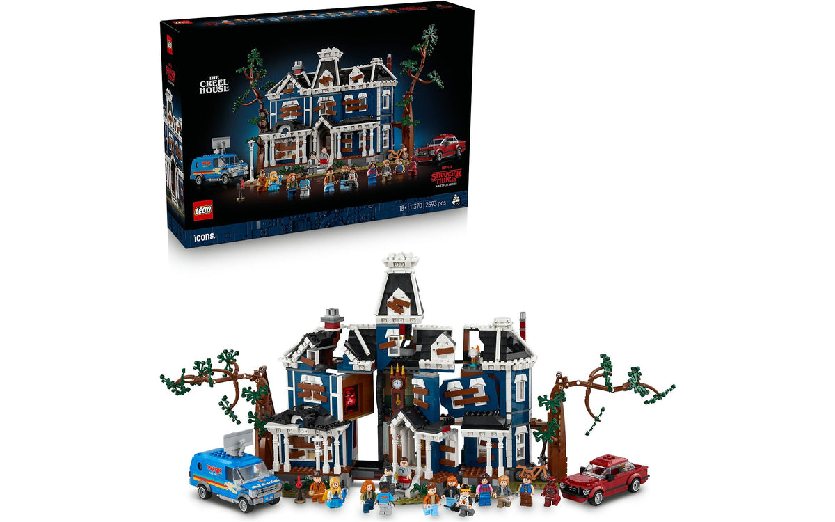 LEGO Icons 11370 Stranger Things: Creelin perheen talo – kuva 5