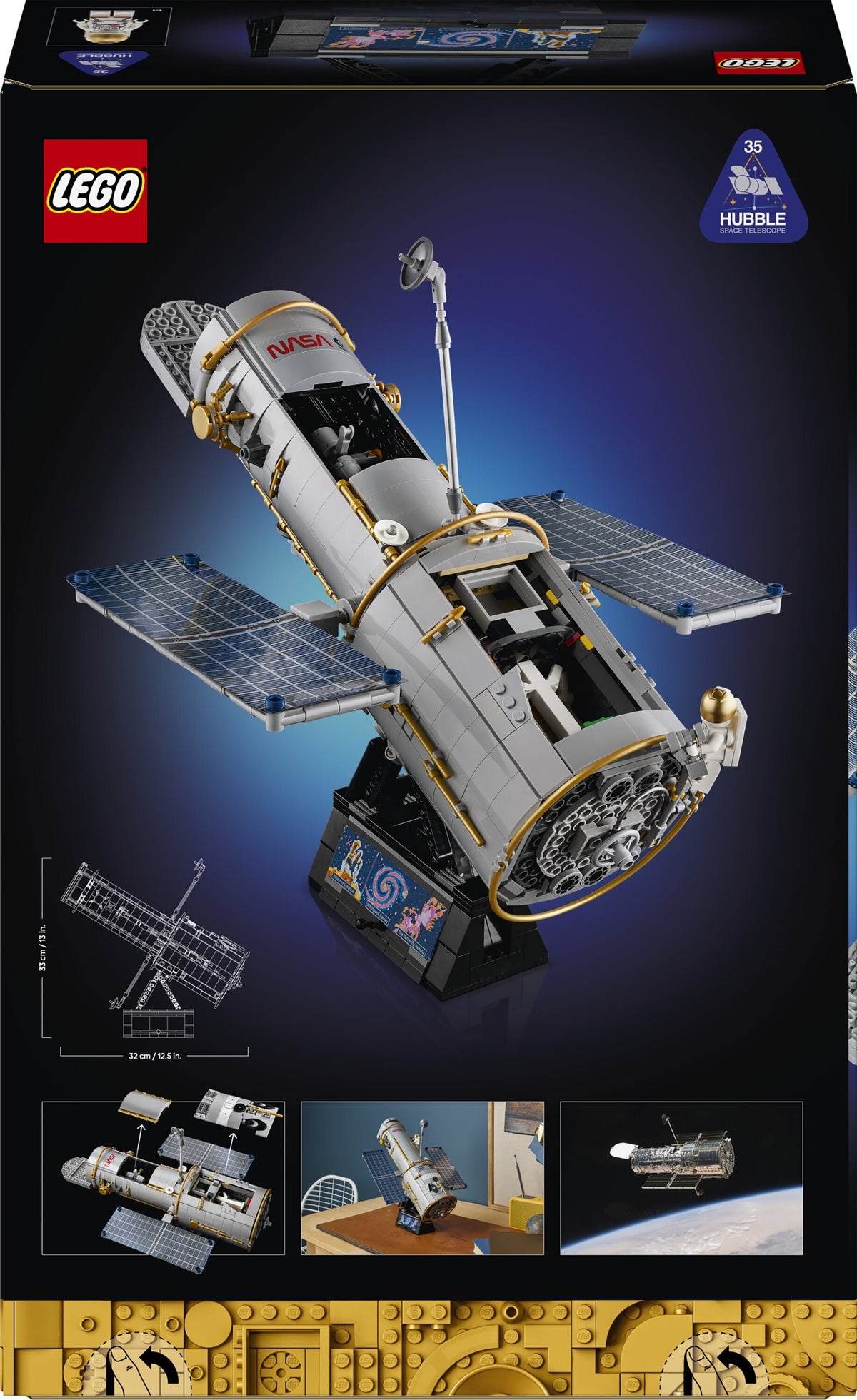 LEGO Icons 11382 Hubble avaruusteleskooppi – kuva 2