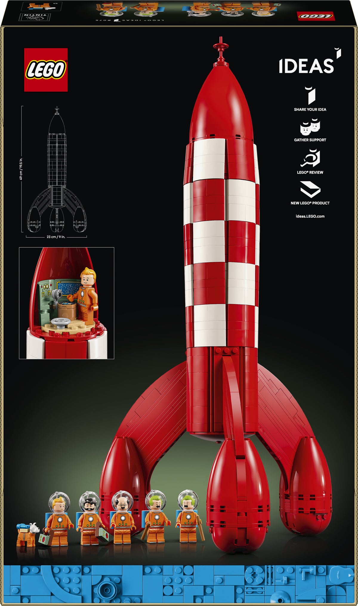 LEGO Ideas 21367 Tintin-kuuraketti – kuva 2