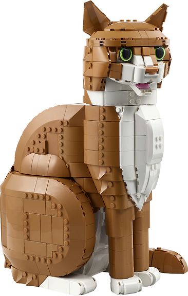 LEGO Ideas 21376 Oranssi kissa – kuva 3