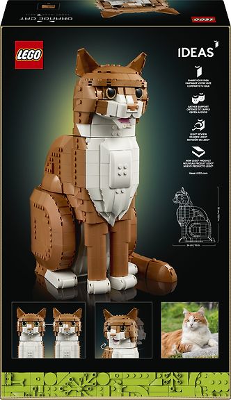 LEGO Ideas 21376 Oranssi kissa – kuva 2