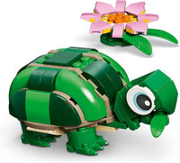 LEGO Creator 31377 Kilpikonna ja lumpeenkukka 3in1 – kuva 4