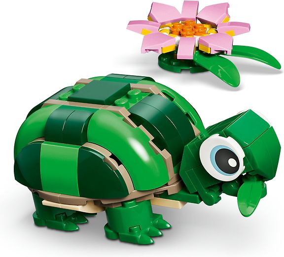 LEGO Creator 31377 Kilpikonna ja lumpeenkukka 3in1 – kuva 4