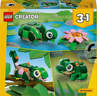 LEGO Creator 31377 Kilpikonna ja lumpeenkukka 3in1 – kuva 2