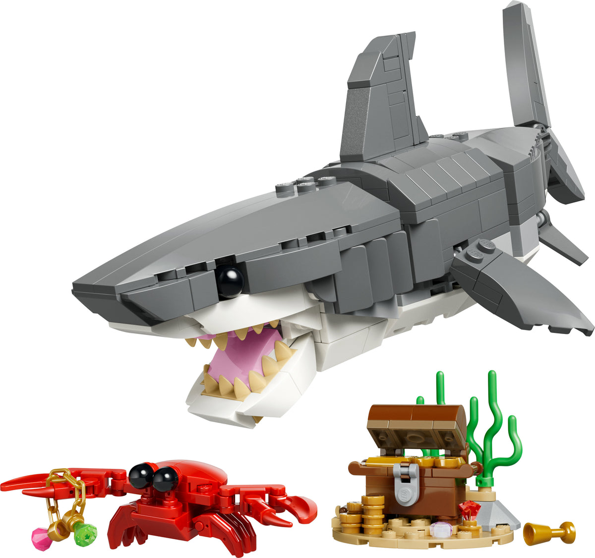 LEGO Creator 31381 Hurja hai ja aarrearkku 3in1 – kuva 3