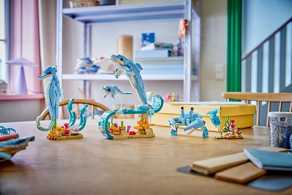LEGO Creator 31385 Merieläimet: Söpöt delfiinit 3in1 – kuva 6