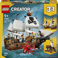 LEGO Creator 31387 – Mahtava merirosvolaiva